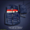 1 Pcs Men's Stitched Parachute Quilted plain jacket